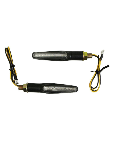 Paire de clignotants LED séquentiels AVOC - Homologués CE - SAGAE