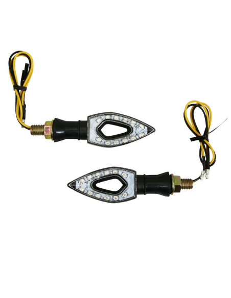 Paire de clignotants LED séquentiels AVOC - Homologués CE - SAKURA