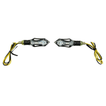 Paire de clignotants LED séquentiels AVOC - Homologués CE - SAKADO
