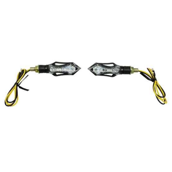Paire de clignotants LED séquentiels AVOC - Homologués CE - SAKADO