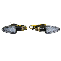 Paire de clignotants LED AVOC - Homologués CE - TOSA