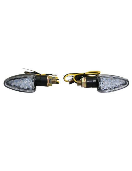 Paire de clignotants LED AVOC - Homologués CE - TOSA