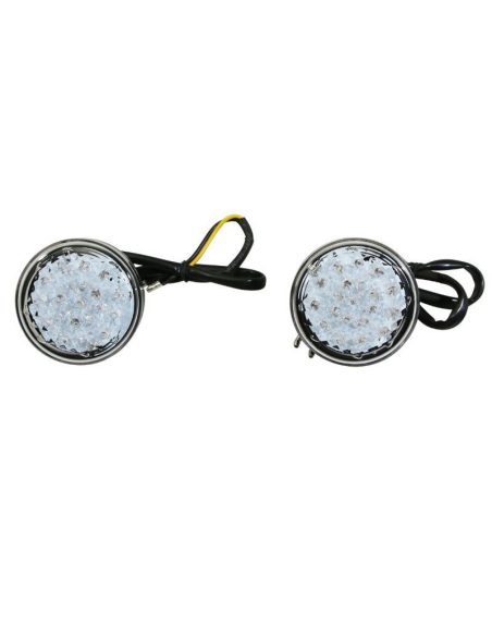 Paire de clignotants LED AVOC - Homologués CE - MINO