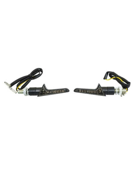 Paire de clignotants LED AVOC - Homologués CE - MINI KOBE
