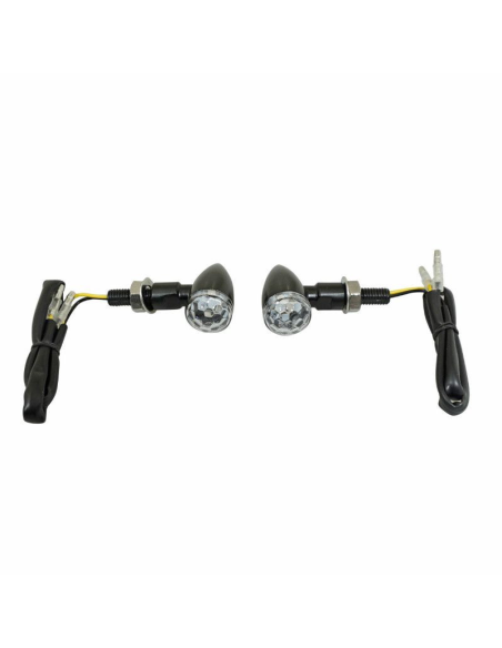 Paire de clignotants LED AVOC - Homologués CE - MINI SETO