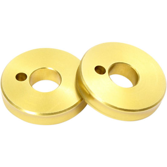 Bague en aluminium anodisé pour personnalisation des repose pieds GILLES TOOLING - Or - BMW S 1000 RR 2019-2020