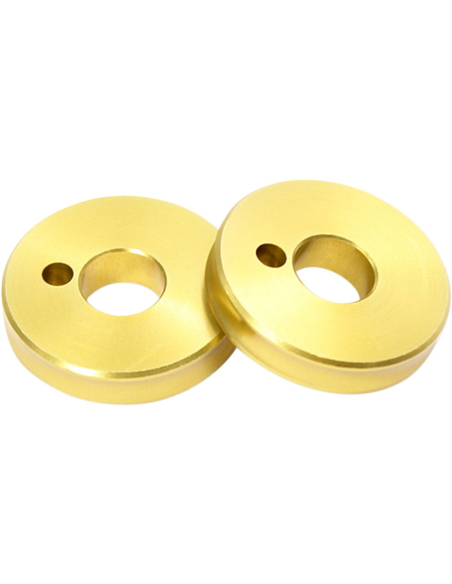 Bague en aluminium anodisé pour personnalisation des repose pieds GILLES TOOLING - Or - BMW S 1000 RR 2019-2020