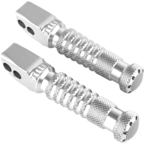 Jeu de repose pieds et adaptateurs GILLES TOOLING - Argent - Kawasaki