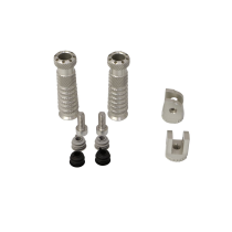 Jeu de repose pieds et adaptateurs GILLES TOOLING - Argent - BMW