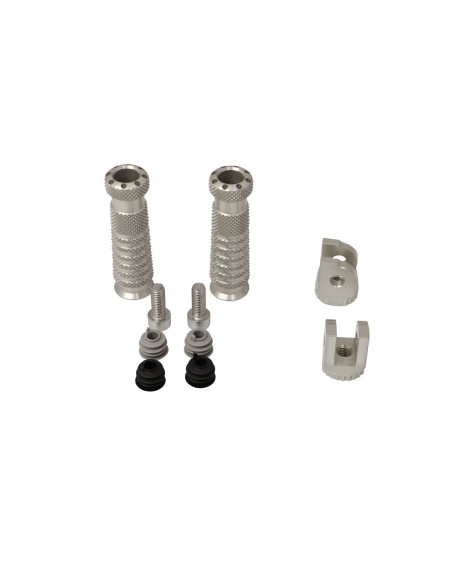 Jeu de repose pieds et adaptateurs GILLES TOOLING - Argent - BMW