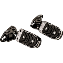 Jeu de repose pieds et adaptateurs GILLES TOOLING - Noir - Yamaha 700 Ténéré 2019-2020