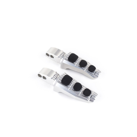 Jeu de repose pieds et adaptateurs GILLES TOOLING - Argent - Yamaha 700 MT-07 Tracer 2020-2021