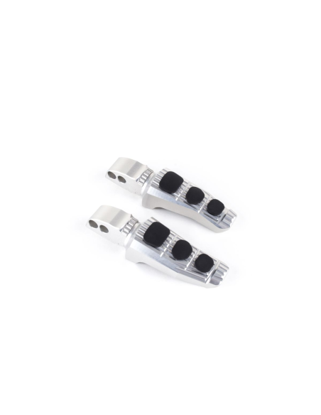 Jeu de repose pieds et adaptateurs GILLES TOOLING - Argent - Yamaha 700 MT-07 Tracer 2020-2021