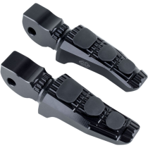 Jeu de repose pieds et adaptateurs GILLES TOOLING - Noir - BMW