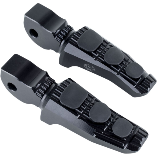 Jeu de repose pieds et adaptateurs GILLES TOOLING - Noir - BMW