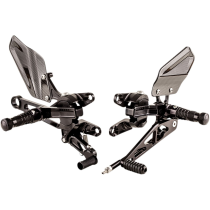 Paire de commandes reculées VCR38GT GILLES TOOLING - Aprilia 1000 RSV4-R 2016-2019 1100 RSV4 2019-2020 Tuono 2018-2020
