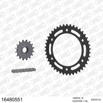 Kit chaine 525 AFAM - Couronne acier - Type de chaine au choix - BMW F 800 GS BOLTS 10.5MM 2006-2018