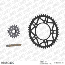 Kit chaine 520 AFAM - Couronne acier - Type de chaine au choix - BMW S 1000 RR RLK 2012-2014