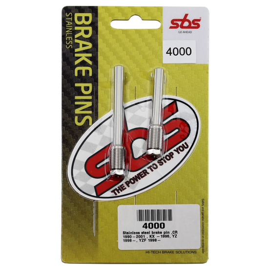 Axes de plaquettes de frein SBS - 4000 - Honda 125 CR