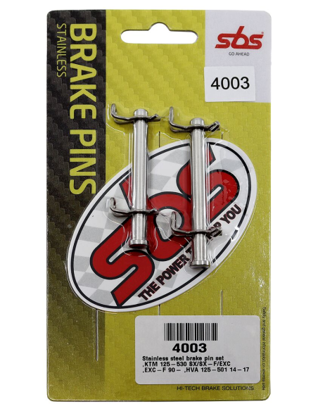 Axes de plaquettes de frein SBS - 4003 - Husqvarna 125 CR
