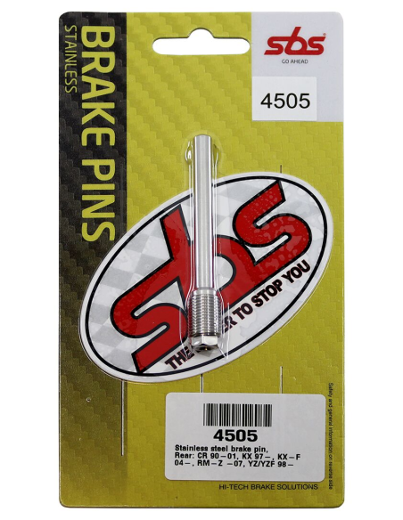 Axe de plaquettes de frein SBS - 4505 - Honda 125 CR