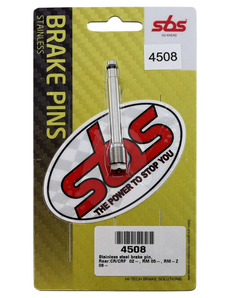 Axe de plaquettes de frein SBS - 4508 - Honda 125 CR