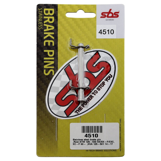 Axe de plaquettes de frein SBS - 4510 - Husqvarna 125 CR