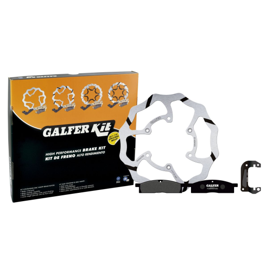 Kit frein overzise avant GALFER - Disque de frein 250 mm