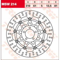 Disque de frein flottant TRW diamètre 310 mm