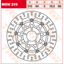 Disque de frein flottant TRW diamètre 310 mm