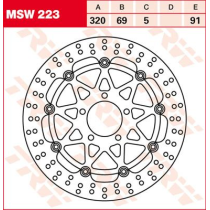 Disque de frein flottant TRW diamètre 320 mm
