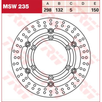 Disque de frein flottant TRW diamètre 298 mm
