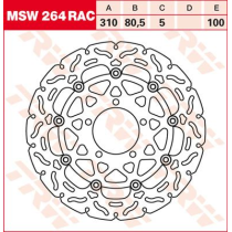 Disque de frein flottant TRW RAC Series diamètre 310 mm