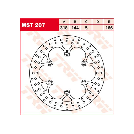 Disque de frein TRW diamètre 318 mm