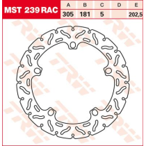 Disque de frein flottant TRW RAC Series diamètre 305 mm