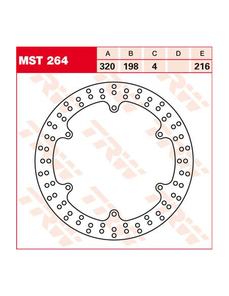 Disque de frein TRW diamètre 320 mm