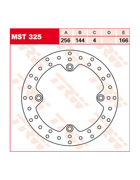 Disque de frein TRW diamètre 256 mm