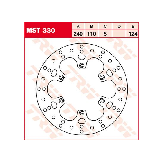 Disque de frein TRW diamètre 240 mm
