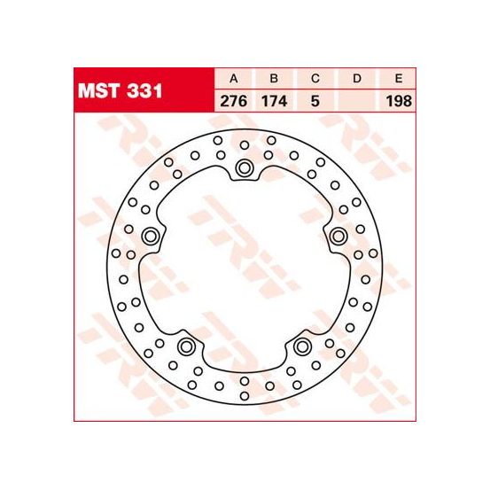 Disque de frein TRW diamètre 276 mm
