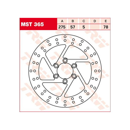 Disque de frein TRW diamètre 275 mm