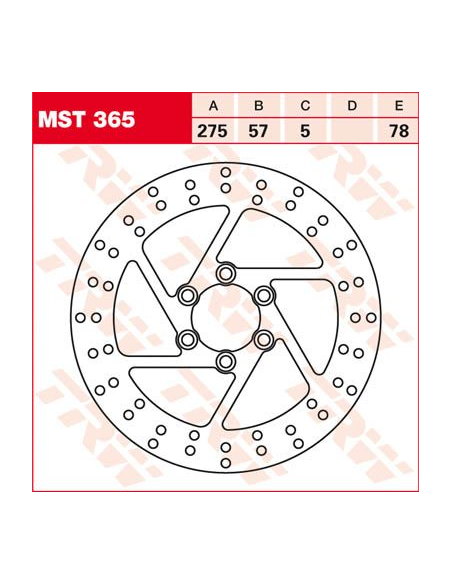 Disque de frein TRW diamètre 275 mm