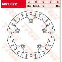 Disque de frein TRW diamètre 265 mm