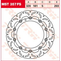 Disque de frein flottant TRW diamètre 320 mm - BMW