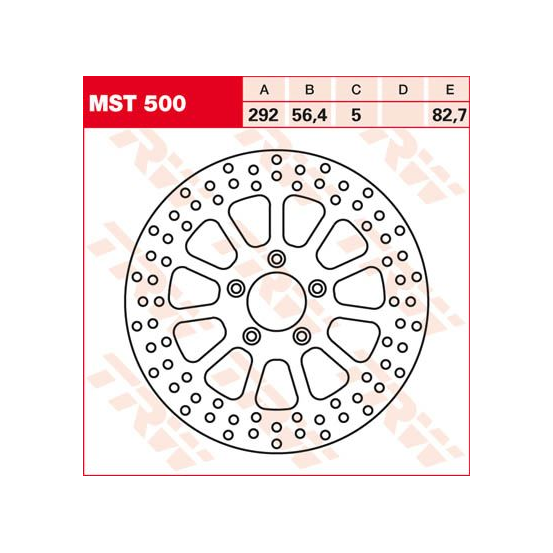 Disque de frein TRW diamètre 292 mm
