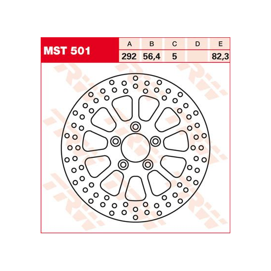 Disque de frein arrière TRW diamètre 292 mm