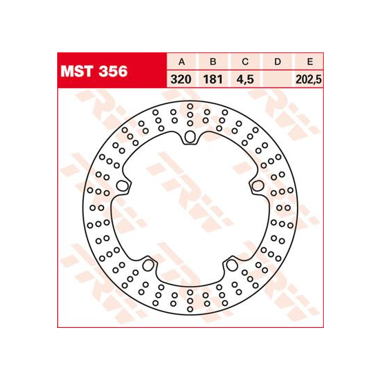 Disque de frein TRW diamètre 320 mm