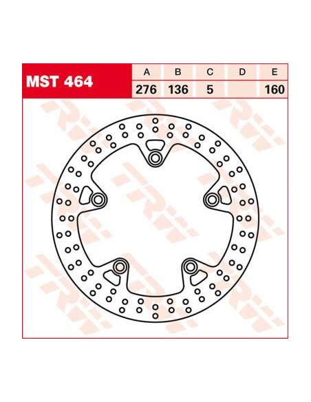 Disque de frein fixe TRW diamètre 276 mm