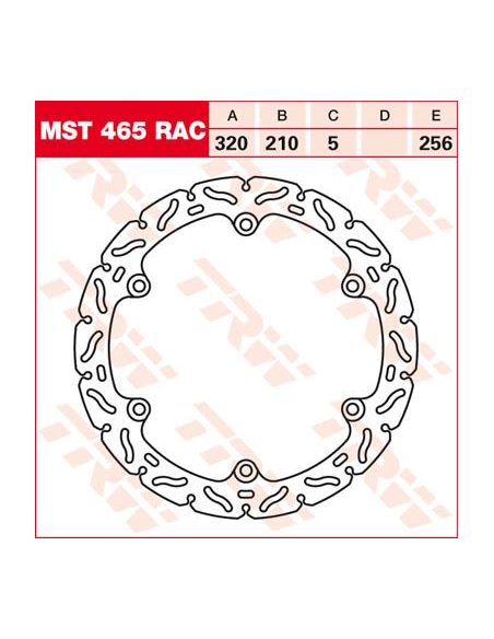Disque de frein fixe TRW RAC Series diamètre 320 mm