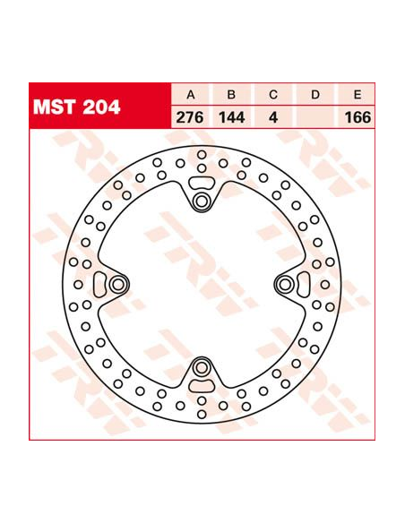 Disque de frein fixe TRW diamètre 276 mm