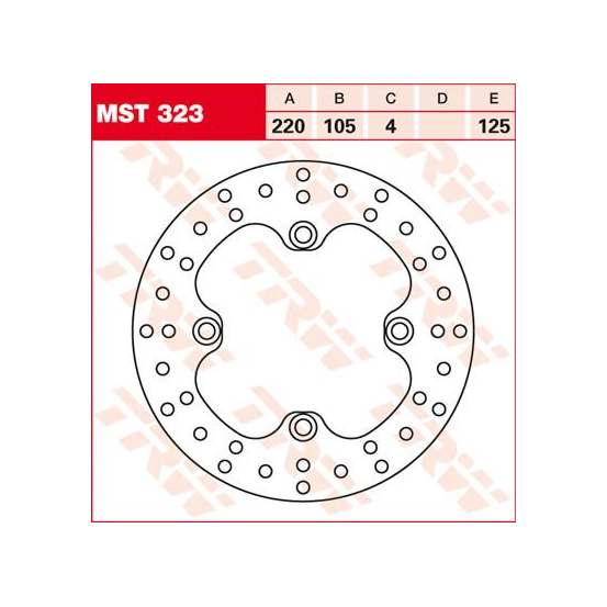 Disque de frein TRW diamètre 220 mm